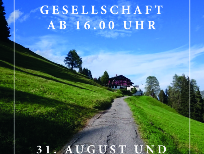 GESCHLOSSENEN GESELLSCHAFT AB 16.00 UHR GESCHLOSSENEN GESELLSCHAFT AB 16.00 UHR
