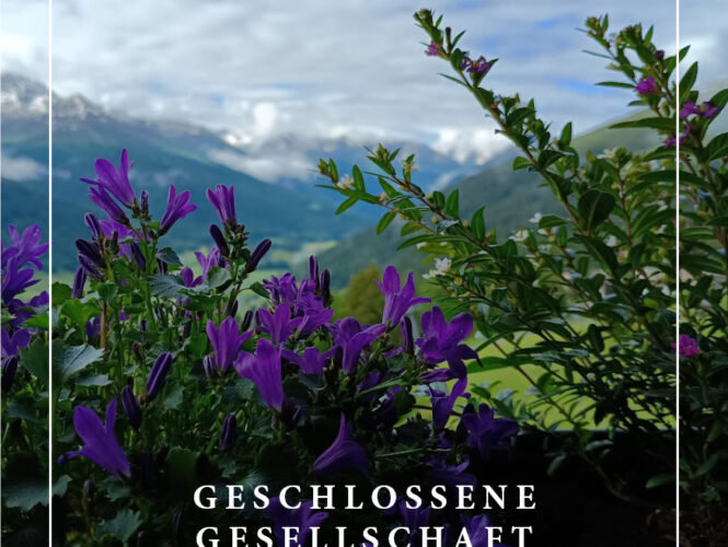 SAMSTAG, 20. JUNI – GESCHLOSSENE GESELLSCHAFT AB 15 UHR
